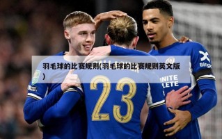 羽毛球的比赛规则(羽毛球的比赛规则英文版)