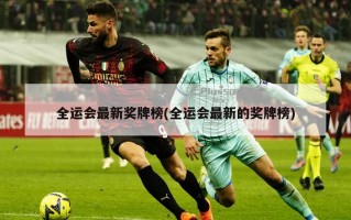 全运会最新奖牌榜(全运会最新的奖牌榜)