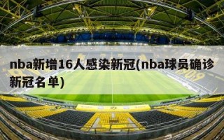 nba新增16人感染新冠(nba球员确诊新冠名单)