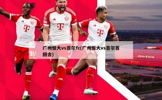 广州恒大vs首尔fc(广州恒大vs首尔首回合)