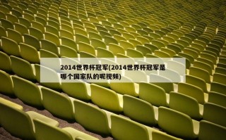 2014世界杯冠军(2014世界杯冠军是哪个国家队的呢***)