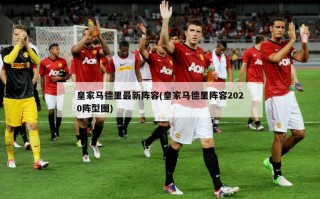 皇家马德里最新阵容(皇家马德里阵容2020阵型图)