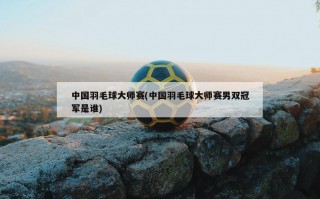 中国羽毛球大师赛(中国羽毛球大师赛男双冠军是谁)